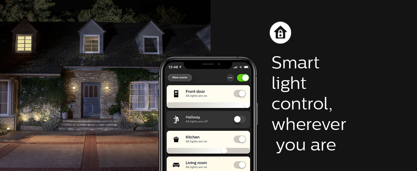 Philips Hue A19 - E26 smart bulb - 60W 4-pack